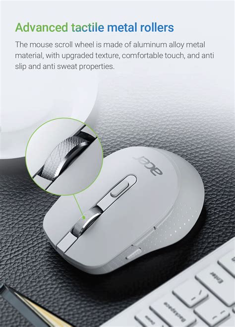 Acer Wireless Mouse M155 Wireless Bluetooth Dual Mode Mouse Type C