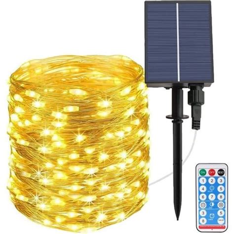 Guirlande Lumi Re Solaire M Led Guirlandes Jardin Ext Rieur