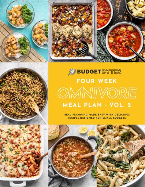 Omnivore Meal Plan – Volume 2 – Budget Bytes