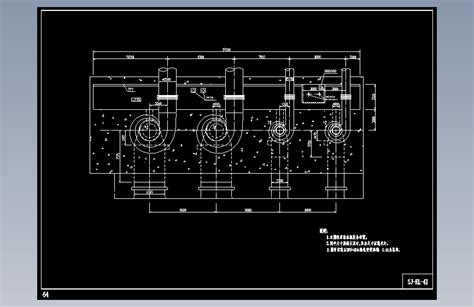 小水电站机电设计图（hl）－4autocad 14模型图纸下载 懒石网