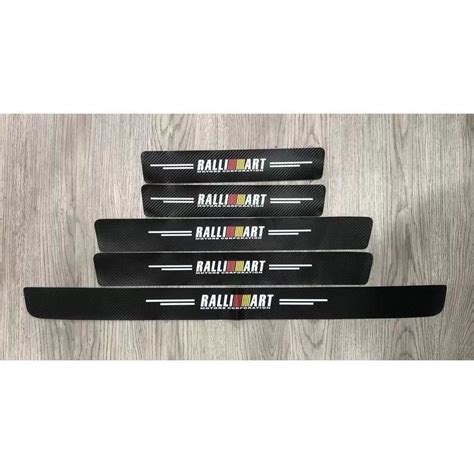 Proton Logo Car Leather Door Sill Strip Anti Scratch Door Step Sticker