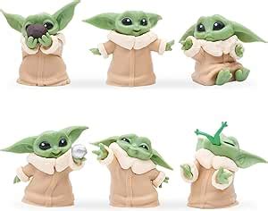 Yoda Dekoracja Tortu Zestaw Figurek Yoda Star Wars Cake Topper