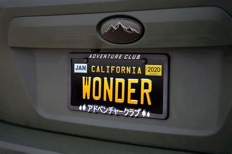 Japanese License Plate Frame JDM Tag Holder Made in the USA adventure ...