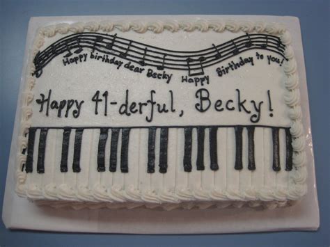 Piano Sheet Cake Cakecentral