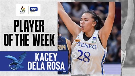 Kacey Dela Rosa Player Of The Week Uaap Season Womens