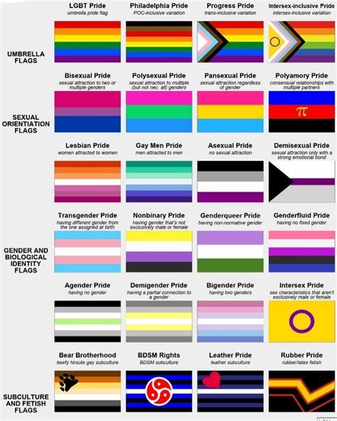 Sexuality Flags And Meanings