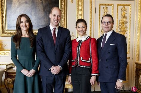 El Pr Ncipe Guillermo Y Kate Middleton Y Victoria Y Daniel De Suecia En