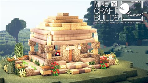 🔨🏡 Minecraft How To Build A Small Stone House With Tuff Block Easy