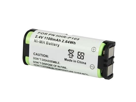 Compatible Ni MH Battery For Panasonic HHR P105 Cordless Phone Newegg