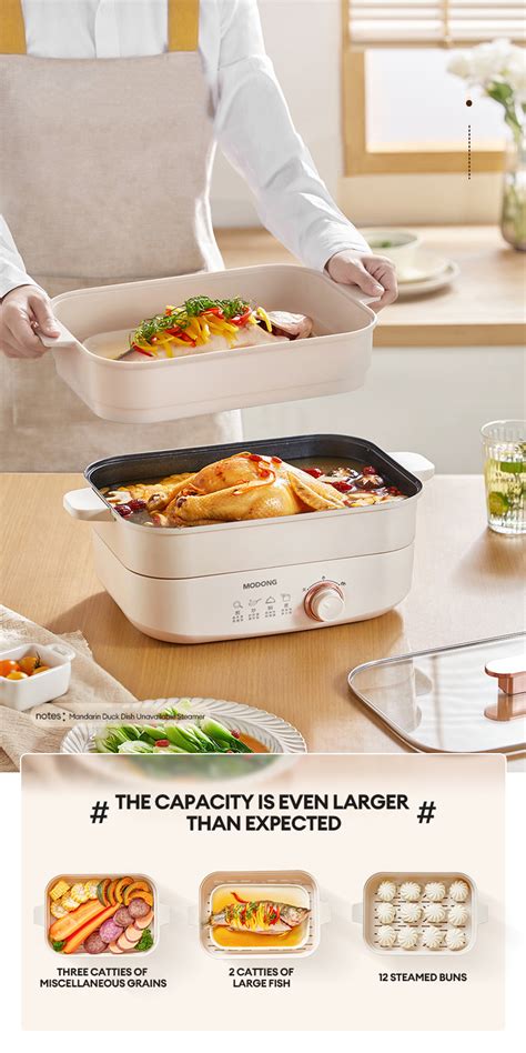 Modong Two Duck Multi Functional Split Type Electric Hot Pot L Shopee Malaysia