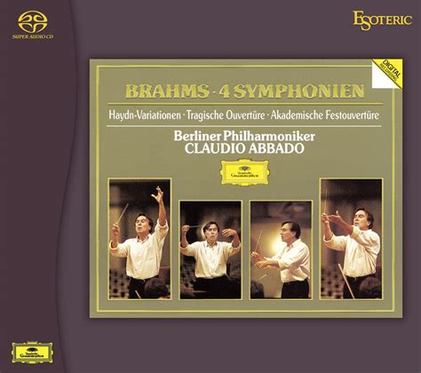 Diabolus In Musica SACD Brahms The 4 Symphonies Claudio Abbado