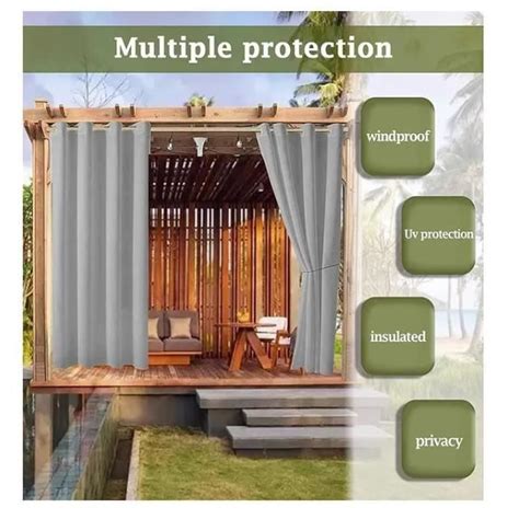 Rideaux D Ext Rieur Imperm Able Occultant Isolant Thermiques Rideau