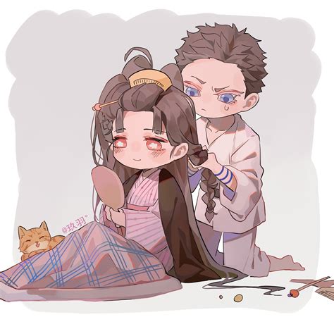 Koyuki And Hakuji Kimetsu No Yaiba Drawn By Jiuyu Danbooru