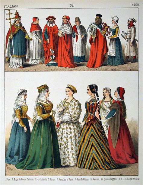 Italian Costumes Of All Nations By Albert Kretschmer