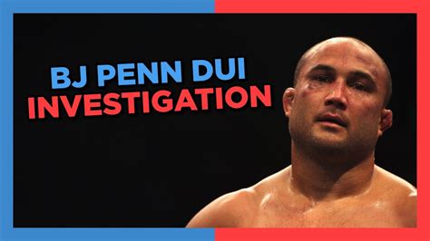 Bj Penn Under Dui Investigation After Alleged Truck Accident Youtube