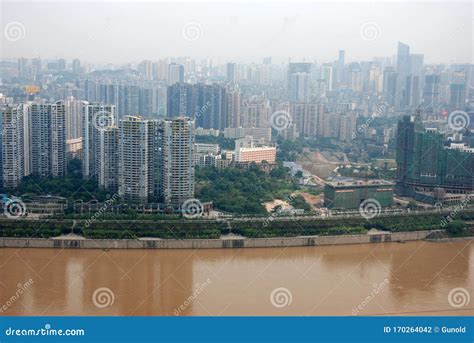 Mega-city of Chongqing in China Editorial Photography - Image of ...