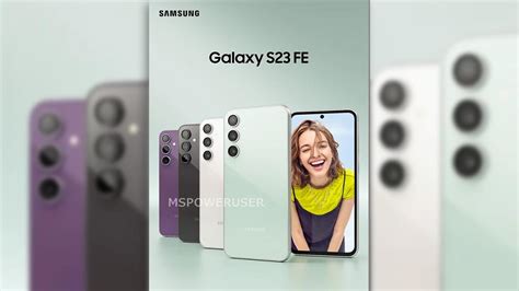 Samsung leak flaunts Galaxy S23 FE in all colors: White, Graphite ...