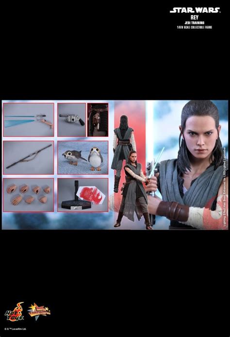 Rey Im Jedi Training Outfit Aus Dem Star Wars Film The Last Jedi Von Hot Toys Mms