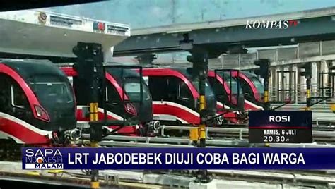 Lrt Jabodebek Bakal Diuji Coba Warga Bisa Naik Lrt Tarif Rp Mulai