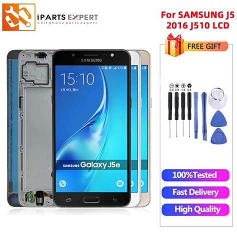 IPARTSEXPERT AMOLED Original LCD For Samsung Galaxy J5 2016 SM J510F