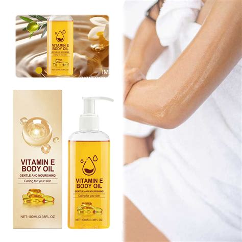 Donggwts Vitamin E Body Oil Body Moisturizing Skin Nourishing Repairing Moisturizing Oil 100ml