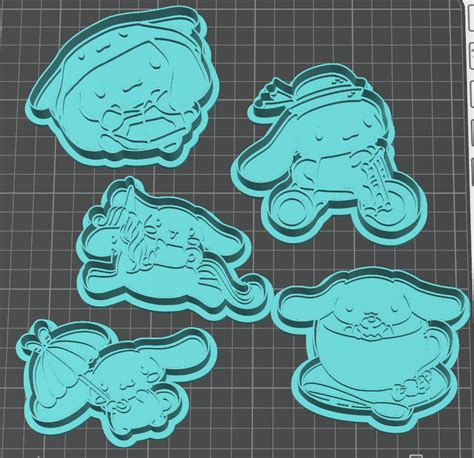 Stl File Cinnamoroll Sanrio Cookie Cutter Cute Cookie Cutter Design