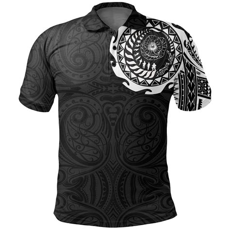 AIO Pride New Zealand Anzac Polo Shirt Lest We Forget Maori Tattoo Go