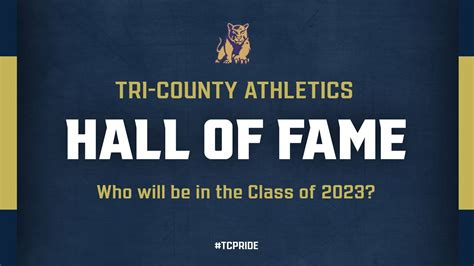 The Tri County Athletic Hall Of Fame Youtube