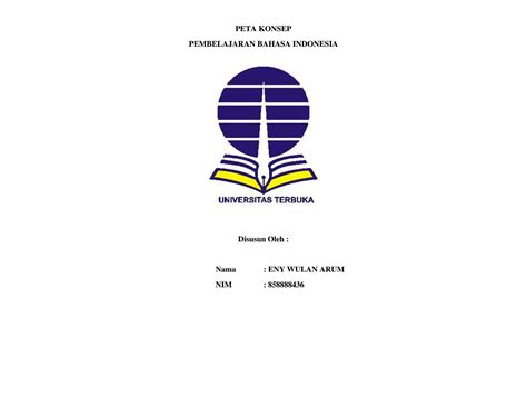Solution Peta Konsep Pembelajaran Bahasa Indonesia Studypool