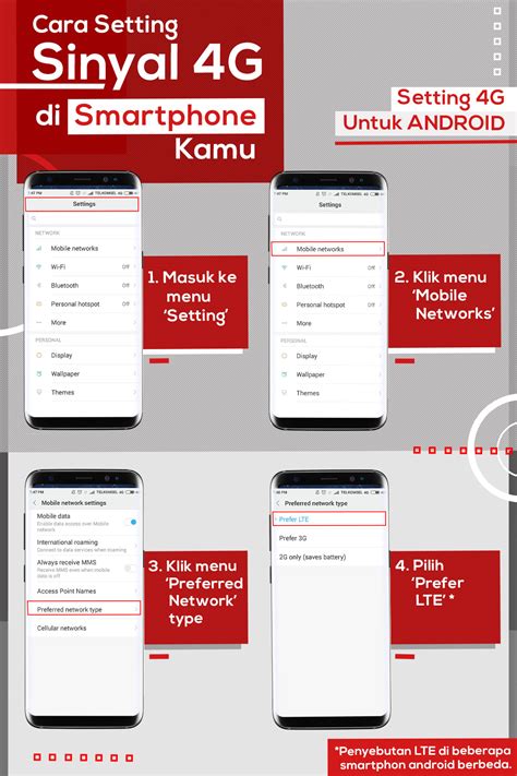 Pengaturan 4G Atur Smartphone Ke Jaringan 4G Telkomsel