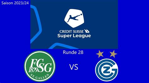 Eafc Fc St Gallen Gc Z Rich Cssl Runde Saison