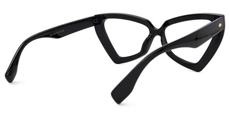 Geometric Black Eyeglasses