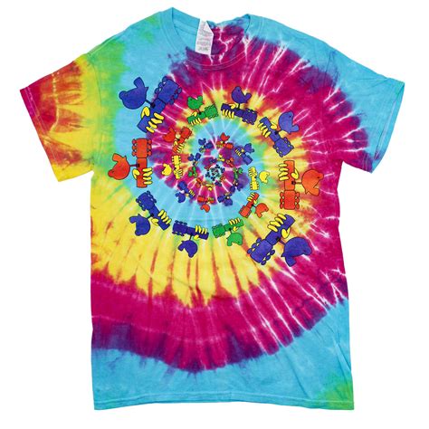 Woodstock Blue Pink And Yellow Tie Dye T Shirt 443393 Rockabilia Merch