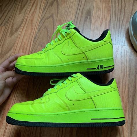 Rare Nike Volt Neon Green Air Force 1 Nike Neon Rare Nikes Green