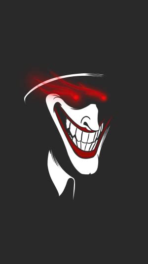 Joker Supervillain Superheroes Minimalism Minimalist Dark Black