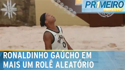 Rolê aleatório Ronaldinho Gaúcho brilha em reality show turco