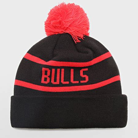 New Era Bonnet Jake Cuff Chicago Bulls Noir LaBoutiqueOfficielle