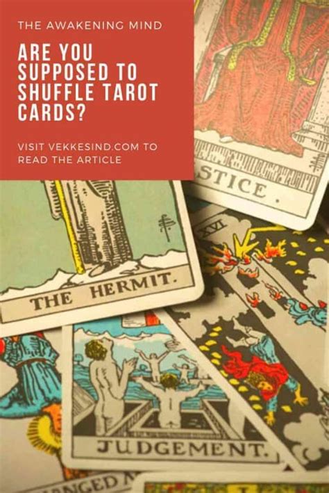 Are You Supposed To Shuffle Tarot Cards Vekke Sind