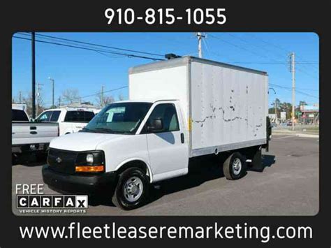 Chevrolet G3500 Express Box Truck 12 Foot Box Truck With Liftgate 2014