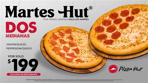 Martes Hut En Pizza Hut Pizzas Medianas Jam N Queso Y Pepperoni