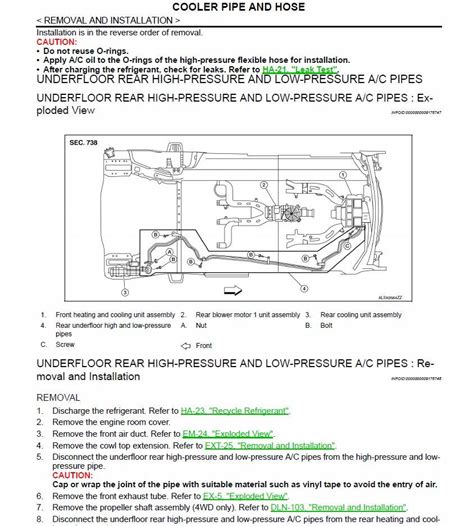 Help With 2014 Rear Ac Line Condensor Nissan Pathfinder Forum