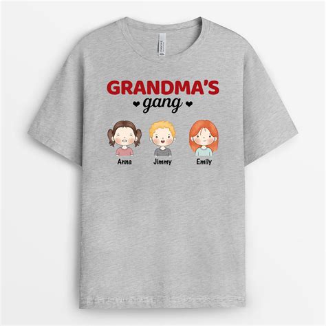 Personalised Grandma Mummy S Gang T Shirt Custom Chic Uk