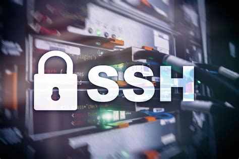 Protocolo y software ssh secure shell protección de datos internet y