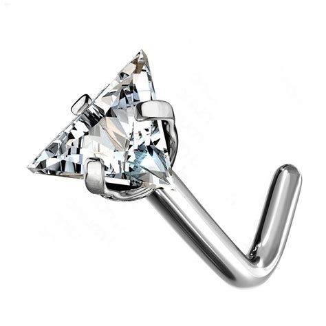 Double Jeweled G23 Titanium Int Threaded Belly Ring