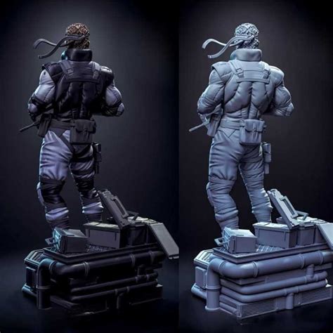 Solid Snake Metal Gear Solid Stl D Print Files