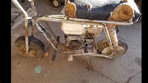 1970s Golden Pinto Mini Bike Rebuild Youtube