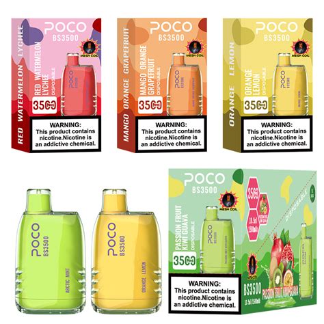 Hot Selling Poco Bs Disposable Vape Device Puffs Mesh Coil