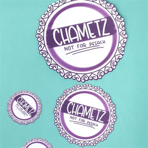 Kosher For Passover Labels - Free Printable