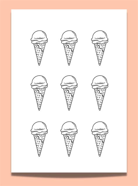 Get Creative With These 14 Free Ice Cream Cone Template Printables