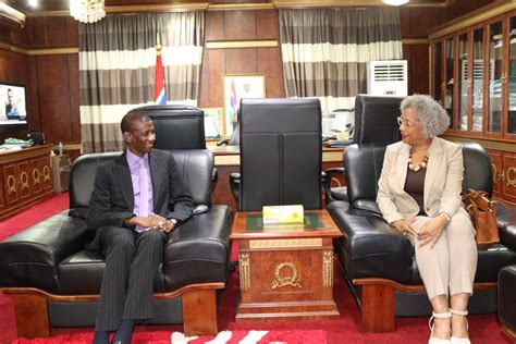 U S Embassy Banjul On Twitter Ambassador Sharon Cromer Today Paid A Courtesy Call On The Vice